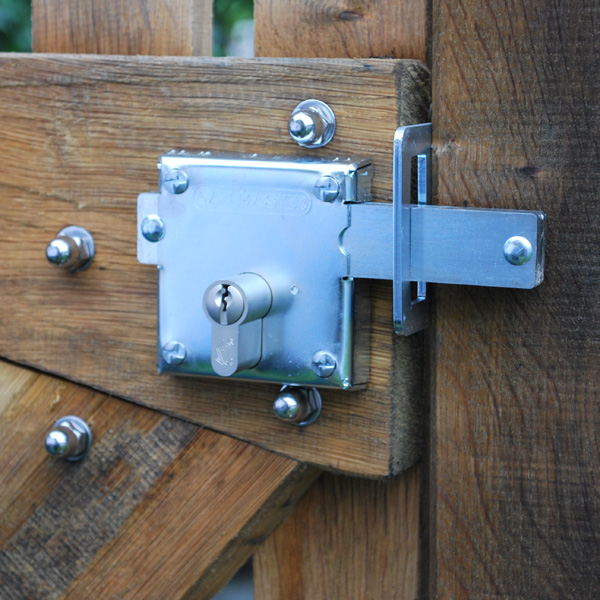 wood gate locks